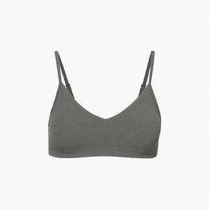 aritzia TNA butter hold tight bra - large coal grey Women's Intimate Bralette